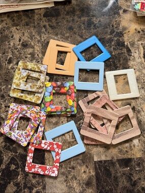 Misc Scrapbook Mini Frame Items